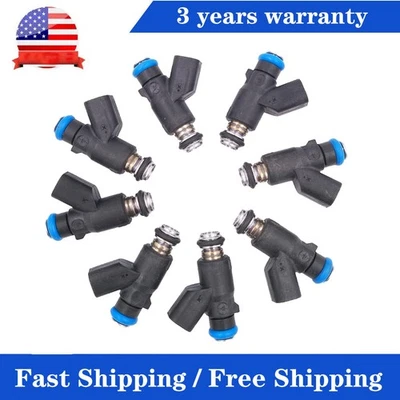 Juego de 8 boquillas inyectoras de combustible FJ1089 para Chevy Express 2500 3500 Suburban 3500 HD Foto 1 de 4