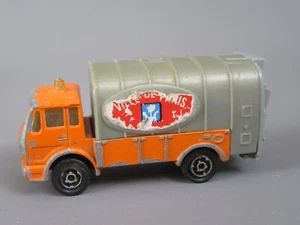 B587 Vintage 1978 Majorette 218 France Mercedes-Benz NG Benne Refuse 1:100 - Picture 1 of 9