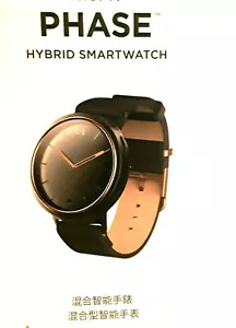 MISFIT PHASE (Phase) smart watch gray aluminum / brown leather strap MIS5013 - Picture 1 of 12