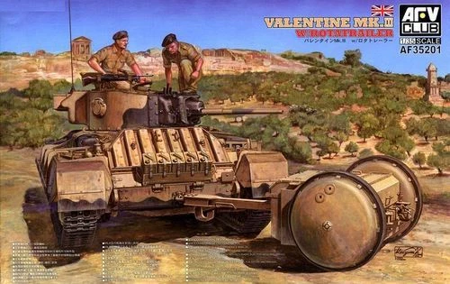 AFV CLUB VALENTINE MK.III WITH ROTATRAILER 1:35 Cod.35201 - Immagine 1 di 1