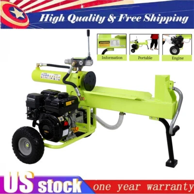 20Ton Portable Log Splitter Firewood Splitting Auto Return Ram System 7HP Engine - Image 1 of 4