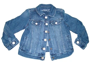 Baby Gap Girls Size 5 Denim Stretch Snap Jean Jacket - Picture 1 of 5