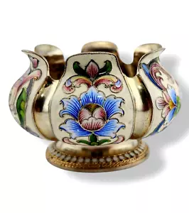 Amazing Rare Imperial Russian Antique 84 Silver & Enamel Bowl - Picture 1 of 7