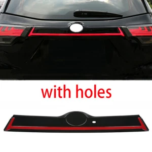 Black Car Rear Door Trunk LED Tail Light Cover For Toyota Highlander 2015-2019 - Picture 1 of 10