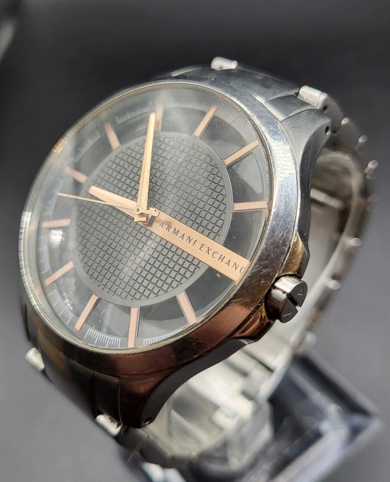 Reloj Armani Exchange AX2199 de lujo de vestir esfera plateada para hombre analógico 42 mm WR 50M Foto 1 de 4
