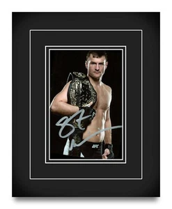 Stipe Miocic signed 10x8 Foto Autogramm UFC Heavyweight MMA Geschenk Display + COA - Bild 1 von 3