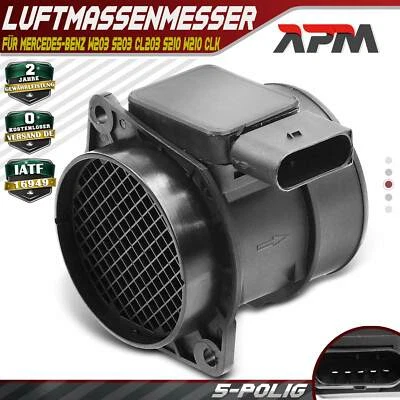 Luftmassenmesser für Mercedes-Benz C-Klasse W203 S203 CL203 S210 W210 CLK SLK - Bild 1 von 4