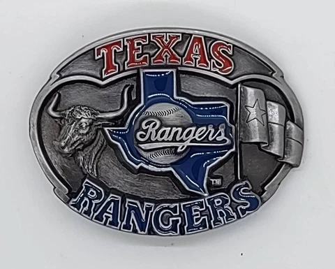Vintage Texas Rangers Belt Buckle Cover