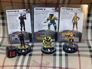 Heroclix Wolverine MVHR-003, Multiple Man MVHR-002 & Kitty Pride MVHR-001-OP Kit - Picture 1 of 8