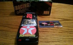 1995 Dale Jarrett Gold Autographed Texaco #28 Action 1/24 - Picture 1 of 6