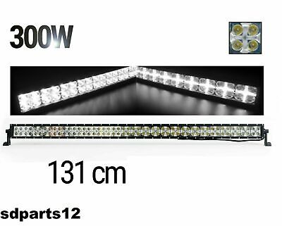 131cm 300w Barre Led Lumineuse Guide 2 Fonctions 18000Lm Hors Route 4x4 Camion • 195.99€