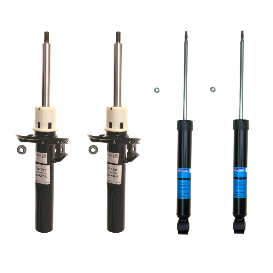 Kit de puntales de suspensión delantera y amortiguadores traseros Sachs para Audi TT Quattro Foto 1 de 1