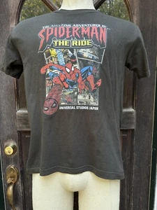 Spider Man The Ride Japanese tee shirt Universal Studios Japan size M - Picture 1 of 7