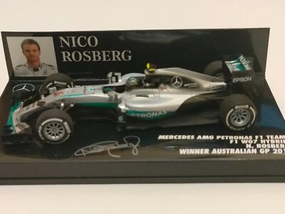 1:43 Minichamps Nico Rosberg Mercedes GP W07 2016 Australian GP - Bild 1 von 3