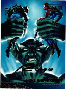 1995 FLEER ULTRA SPIDER-MAN MARVEL GOLD FOIL SIGNATURE SERIES #97 SMOKE MIRRORS - Picture 1 of 2