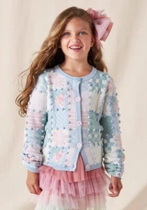 Matilda Jane Heart to Heart Waltz of the Flowers Patchwork Sweater Size 4 NWT - Picture 1 of 3