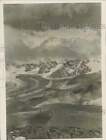 1921 Press Photo Mount Everest as seen from source of the Kangshung glacier