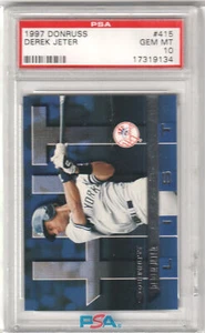 DEREK JETER 1997 Donruss #415 PSA 10 GEM MINT - YANKEES - Picture 1 of 2