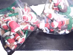 Vintage Teddy Bear Christmas Ornament Lot Taiwan ROC Figurine Detailed Decor - Picture 1 of 18