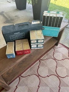 VINTAGE ARGUS 60 CAPACITY #587 & #593 AND AIREQUIPT SLIDE MAGAZINE LOT OF 13 - Picture 1 of 9