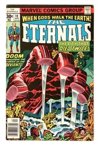 THE ETERNALS 10, FN+ (6.5), 1977, JACK KIRBY * - Picture 1 of 2