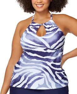 Raisins Curve Trendy Plus Size Sambava Rosalie Tankini Top Women's Swimsuit - Picture 1 of 2