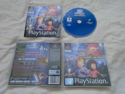 40 Winks PS1 (COMPLETE) Sony PlayStation childrens rare black label - Image 1 of 2