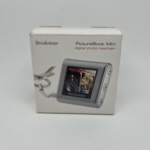 Brookstone Picture Book Mini Digital Photo Keychain with 1.4 inch LCD NEW