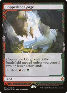 MTG Zendikar Rising Expeditions ZNE Copperline Gorge MINT - Picture 1 of 1