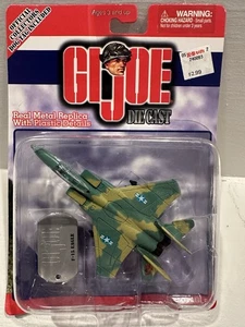 Maisto GI Joe F-15 Eagle Camo Flugzeug Diecast Serie I mit Erkennungsmarke - Neu - Bild 1 von 3