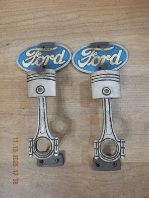 Ford Motor Company Garage Door Handle CAST IRON METAL Truck Auto Car HOTROD - Image 1 of 2