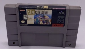 Sim City 2000 | Super Nintendo SNES | Cartridge Only/ TESTED! - Picture 1 of 2