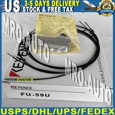 1PC Keyence FU-59U Fiber Optic Sensor FU-59U New In Box US Free TAX - Image 1 of 3