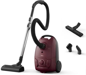 AEG AB51C2DR 5000 Bagged Cylinder Vacuum Cleaner,Strong Suction Dark Red (1) - Picture 1 of 6