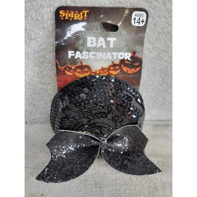 Spirit Halloween Bat Fascinator Sequin Head Wear Costume Accessory - Image 1 of 2