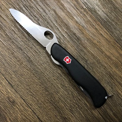 Navaja de bolsillo plegable Victorinox Swiss Army SAK 54874 Trekker Trailmaster de la década de 2000 Foto 1 de 4