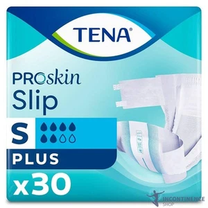1x TENA ProSkin Slip Plus Incontinence Slips - Small - Pack of 30 - 2100ml - Picture 1 of 4