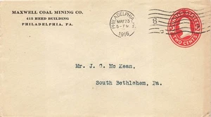 1916 MAXWELL COAL MINING CO. Phila., PA - Bild 1 von 1