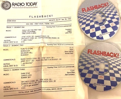 4/24/95 BILL ST JAMES HOSTS RARE EARLY 2 HR MULTI COLORED CD FLASHBACK TO 1977 - Image 1 of 3