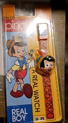 Reloj Pinocho A Real Vintage 1992 Disney. ¡Nuevo stock antiguo! Foto 1 de 2