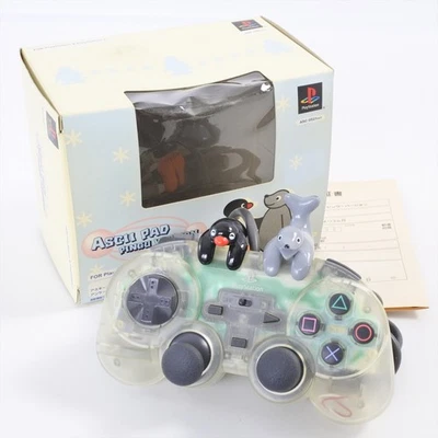 ASCII PAD PINGU Version Clear Controller Boxed For Playstation PS1/PS2 1201 - Image 1 of 4
