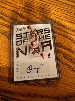 2016-17 Panini Prestige Stars of the NBA Signatures /199 Goran Dragic #38 Auto - Image 1 of 2