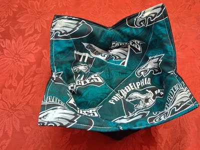 Handmade Microwave Bowl Cozy "Philadelphia Eagles" - Image 1 of 3