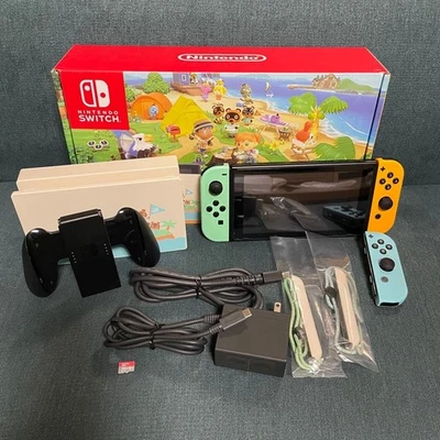 Nintendo Switch Animal Crossing Special Edition Console Limited - Image 1 of 4