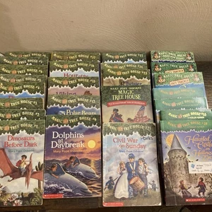 Lot of 25 Magic Tree House Books - Mary Pope Osborne (Incl Complete 1-9) - Picture 1 of 9