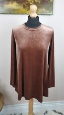 marlawynne Velour Trapeze Long Sleeve Top Size Small Excellent Condition