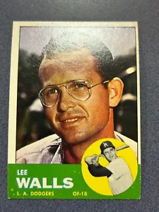 1963 Topps - #11 Lee Walls EX @QJ17 - Bild 1 von 2