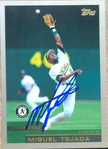 Miguel Tejada Autographed 2000 Topps #187 - Picture 1 of 1