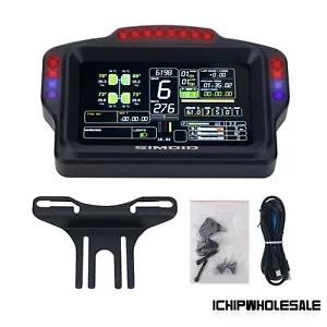 SIMDID DV480 PRO Dashboard Sim Racing Dash Display mit 5" Bildschirm & 16 RGB LEDs - Bild 1 von 7