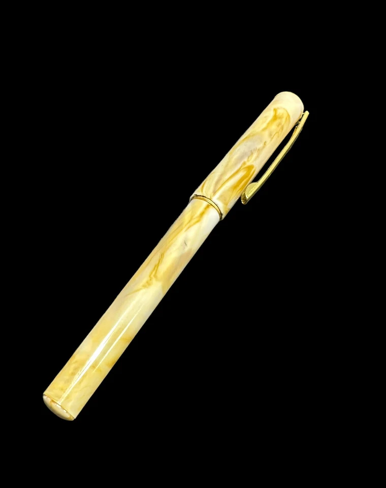 Vintage Staedtler Fountain Pen With Gold Nib Marbleized Finish - Image 1 of 4